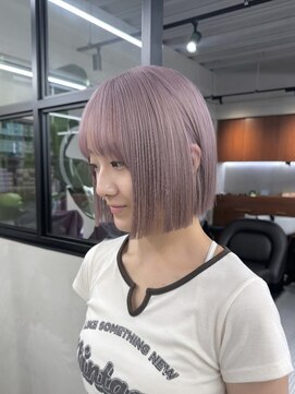 ニコ トウキョウ 渋谷(nico TOKYO) ピンクシルバー/髪質改善/ダブルカラー/ケアブリーチ/20代