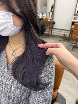 アジールヘア 北千住駅西口店(agir hair) インナーラベンダー ダークラベンダー ブルーラベンダー