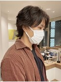 ミディアムパーマ ニュアンスパーマ 波打ちパーマ