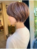 イメチェン丸みショート×似合わせカット×美髪[横浜駅]