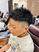 ミスターベイビー(Mr.BABY)&nbsp;【Mr.BABY/岡山市】キッズカット男の子　ショートツーブロック