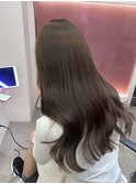 オリーブベージュ/オリーブブラウン/透明感カラー/美髪