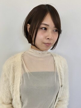 ハピネス クローバー 八木店(Happiness CLOVER) ショートカットxひし形ショートボブx前髪あり20代30代40代