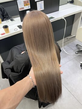 ノウハウ キョウト(KNOWHOW kyoto) ケアブリーチで作るミルクティーカラー