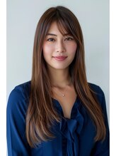 アーツオファ 町田(arts ofa) 明るい白髪染めラベンダーブラウンロングレイヤー