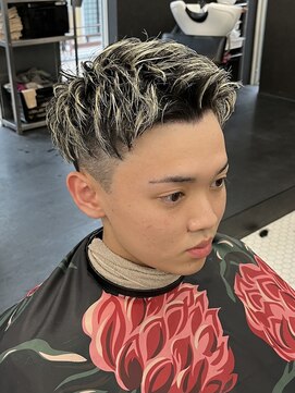 リプレイ 草津店(RIPLAY) スペインカール/スパイキーショート/ブルーブラック/草津