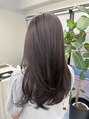 バルベストーキョーサウス(BARBES TOKYO SOUTH) 【大人グレージュ ニュアンスレイヤーヘア】アディクシーカラー