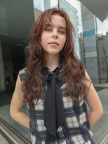 トレンチ(TRENCH) レイヤーカット クセ毛 ブラウン 髪質改善