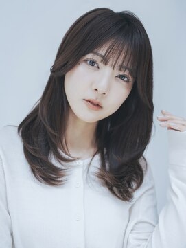 アイティーバイアルバム 八王子店(IT by ALBUM) おくれ毛ロング顔周りレイヤー韓国ヘア_F0166