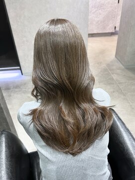 エースヘアー(A.hair) オリーブグレージュ/レイヤーカット/髪質改善トリートメント