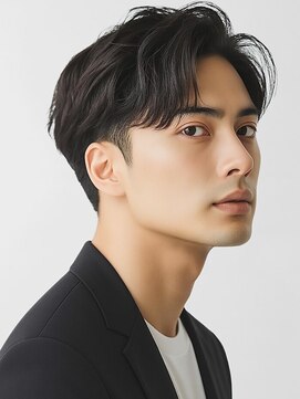 【feliceMICHI 別曽 遥也】センターパート 黒髪