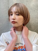 スレイ(SLAY) ショートボブ×ベージュ