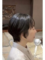 ヘアリゾート粋 ドゥオ 新宿南口店(dua)&nbsp;大人ショート/くびれショート/ショートヘア/白髪ぼかし/