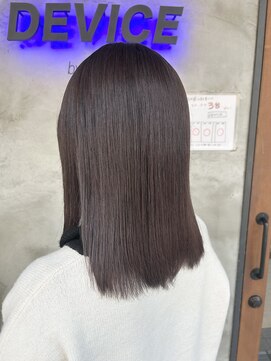 デバイス バイ フレイムス 越谷(DEVICE by Frames) 20代30代40代チョコレートブラウンブリーチ無し透明感越谷