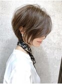 丸顔面長40代50代60代×絶壁解消大人美人ショートs