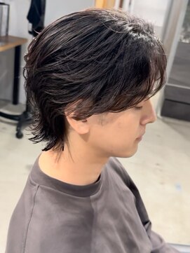 レクタ(RECTA) センターパートワンカールビジネスカット