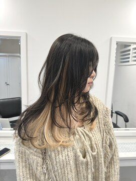 フリーダムガーデン 岡山駅前店(freedom garden) 10代20代30代魅せるインナーレイヤー/ブロンド&ブラック