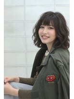 アーバン チックス(URBAN CHICKS)&nbsp;☆暗めマットアッシュ　ゆるふわボブ