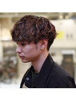 マッシュ 北堀江(MASHU)&nbsp;無造作メンズパーマのマッシュショート マツオ