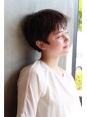 ラフな質感のピュアショート