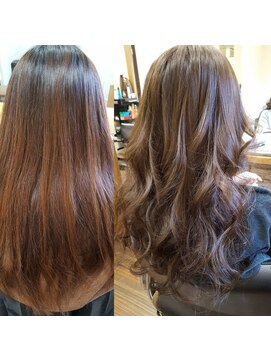 カルフール 草加本店(Carrefour) ゆるふわパーマとピュアブラウン