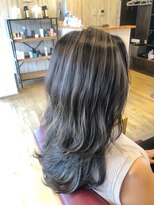 ヘアーサロン リアン 鴻巣店(hair salon Rien) コントラストグレー