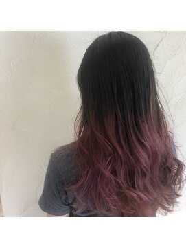 リー 京橋(Lee) 【Lee京橋】ミディアム×グラデーションピンク