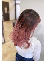 ジャックローズヘアプロデュース(JACK ROSE Hair Produce) ピンク バレイヤージュ