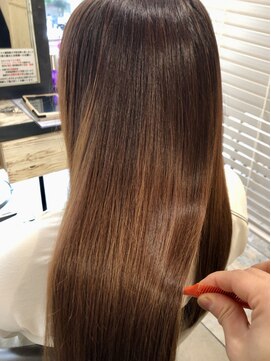 マーブルトウキョウネオリーブ(marbles tokyo neolive) マーブル三軒茶屋/リアル仕上り/縮毛矯正/ケアストレート