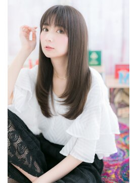 ミック ヘアアンドビューティー 大山店(miq  Hair&Beauty) 大人かわいい重めスタイルグレイアッシュうる艶髪a1