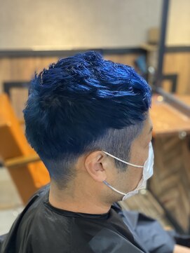 オーブ ヘアー リリー 博多2号店(AUBE HAIR lily) ディープブルー