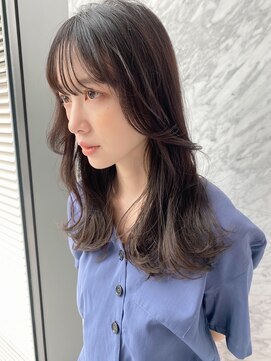 シア 表参道(SHEA.) 【高遠 翔馬】シースルーバング/韓国くびれヘア/ゆる巻きロング