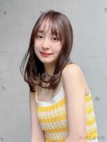 オーブ ヘアー ロッコ 松江店(AUBE HAIR rocco) 20代・30代_抜け感ミディアム