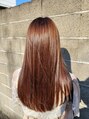アルバ 酒折店(ALBA)&nbsp;ダメージが少ないカラーで施術します。