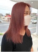 【guerir hair+care】ピンクカラー