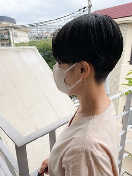 オーシャン(Ocean) ［OCEAN　Hair&Life]前髪なしショート/ウェットスタイル