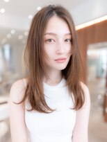 ハバナ 新宿(HAVANA)&nbsp;20代30代大人かわいい斜めレイヤーカットシルキーベージュ