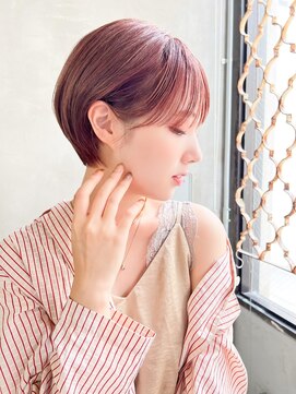エイミー(Aimee) Aimee 町田　ピンクカラー×小顔ショート
