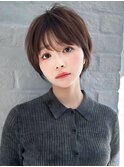 ［岩井style］ショートヘア/ショートボブ/小顔/前髪