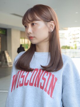 ガーデンヨコハマエスト(GARDEN YOKOHAMA est) 似合わせカット　イメチェン　フルバング　ショコラカラー