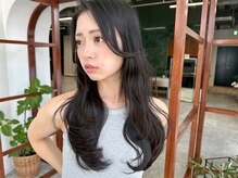 暗くても透明感の出る【地毛風カラー】名古屋/栄/インナーカラー/透明感カラー/暗髪/地毛風カラー/前髪