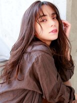 ラフィス ヘア ルー 福山2号店(La fith hair ruu.)&nbsp;【La fith】センターパート×チョコブラウン