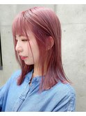 ピンクアッシュカラー/ピンクカラー◎yamamoto