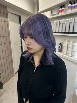 ペレ 渋谷(PELE) 着物/フェミニンロング/似合わせカット/ウェーブミディアム/渋谷