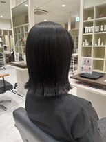 ワークスヘアー(WORKS HAIR) 切りっぱなしボブ ボブ 結べるボブ