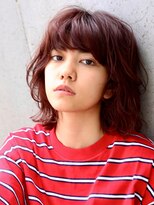 イメチェン/ホワイトブロンド/外ハネボブ/ワイドバング/表参道