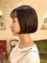 ビュートリアム265(BEAUTRIUM 265)&nbsp;★タッセルボブ/内巻きボブ/前髪ありボブ/アッシュブラウン/銀座