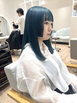 タミー 武蔵小杉(TAMMY)&nbsp;ダークブルーグリーン　ブリーチカラー