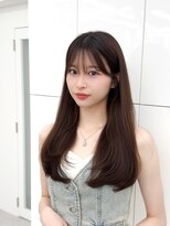 アマトウキョウスマートサロン(AMA TOKYO×Smart Salon)&nbsp;くびれレイヤー/顔まわりカット/くびれ巻き/レイヤーカット