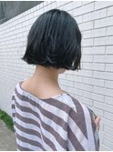 切りっぱなしボブパーマゆるふわプードルパーマ顔周りカット